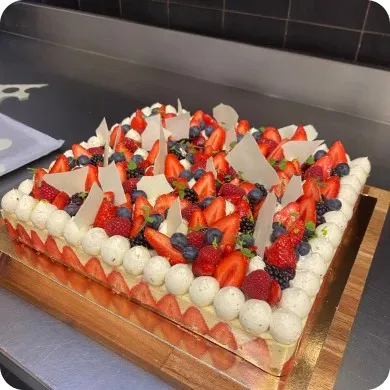 Crepes et gaufres servies a la minute